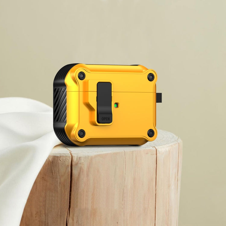 เคสหูฟังกันกระแทกลายอินทรีพร้อมสวิตช์ สำหรับ AirPods Pro 3, สำหรับ AirPods Pro 2, สำหรับ AirPods 3, สำหรับ AirPods Pro, สำหรับ AirPods 1 / 2