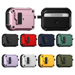 เคสหูฟังกันกระแทกลายอินทรีพร้อมสวิตช์ สำหรับ AirPods Pro 3, สำหรับ AirPods Pro 2, สำหรับ AirPods 3, สำหรับ AirPods Pro, สำหรับ AirPods 1 / 2