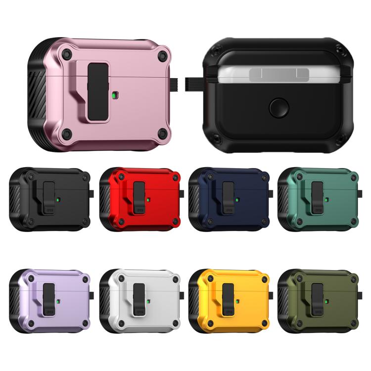 เคสหูฟังกันกระแทกลายอินทรีพร้อมสวิตช์ สำหรับ AirPods Pro 3, สำหรับ AirPods Pro 2, สำหรับ AirPods 3, สำหรับ AirPods Pro, สำหรับ AirPods 1 / 2