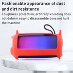 ซิลิโคนกันกระแทกลำโพงบลูทูธพร้อมสายสะพายไหล่และไฟสีสัน สำหรับ JBL Pulse 5 สีดำ, สำหรับ JBL Pulse 5 สีแดง, สำหรับ JBL Pulse 5 สีน้ำเงิน