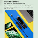 กล่องทีวีอัจฉริยะ Android 11 4K HD T2 TV Stick TV Dongle Cor-tex A35 2GB+16GB ปลั๊ก EU, US, UK, AU