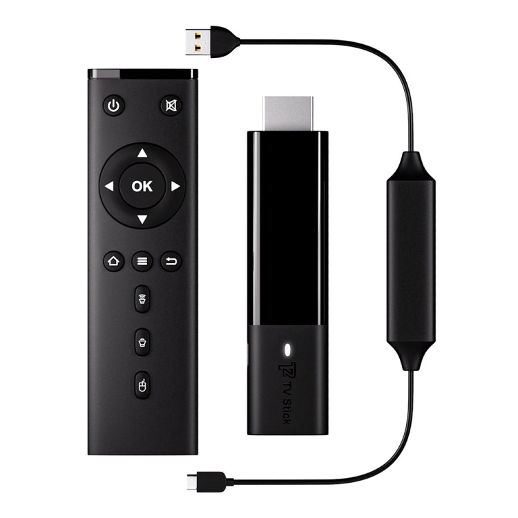 กล่องทีวีอัจฉริยะ Android 11 4K HD T2 TV Stick TV Dongle Cor-tex A35 2GB+16GB ปลั๊ก EU, US, UK, AU