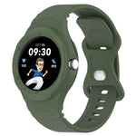 สายรัดนาฬิกาซิลิโคนลายหนังแบบบูรณาการ สำหรับ Google Pixel Watch