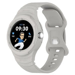 สายรัดนาฬิกาซิลิโคนลายหนังแบบบูรณาการ สำหรับ Google Pixel Watch