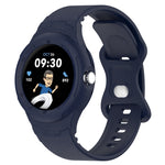 สายรัดนาฬิกาซิลิโคนลายหนังแบบบูรณาการ สำหรับ Google Pixel Watch