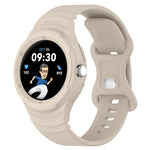 สายรัดนาฬิกาซิลิโคนลายหนังแบบบูรณาการ สำหรับ Google Pixel Watch