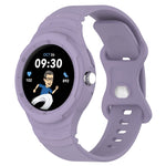 สายรัดนาฬิกาซิลิโคนลายหนังแบบบูรณาการ สำหรับ Google Pixel Watch