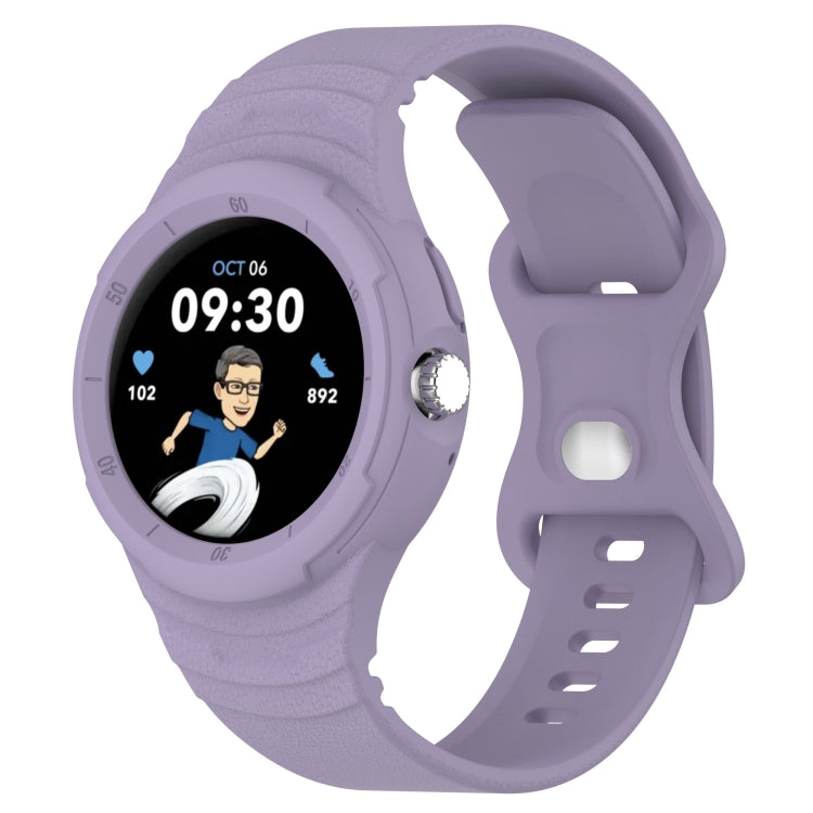 สายรัดนาฬิกาซิลิโคนลายหนังแบบบูรณาการ สำหรับ Google Pixel Watch