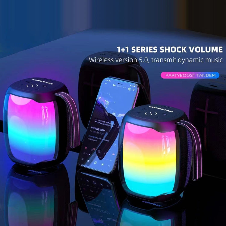 ลำโพงบลูทูธกันน้ำ HOPESTAR P50 mini พร้อมไฟ RGB สำหรับใช้งานกลางแจ้ง, P50 mini