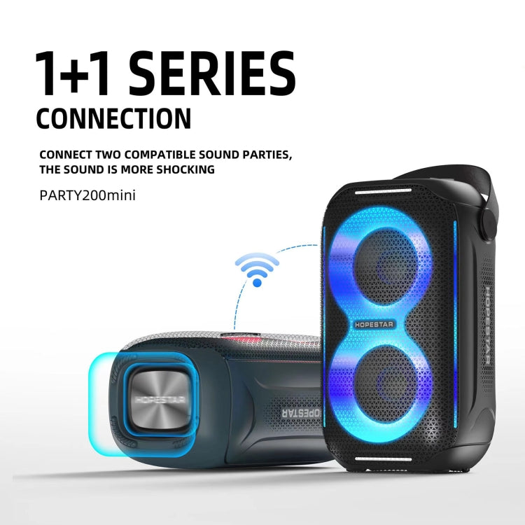 ลำโพงบลูทูธพกพา HOPESTAR Party200 mini Tone Pulse พร้อมไฟ RGB, Party200 mini