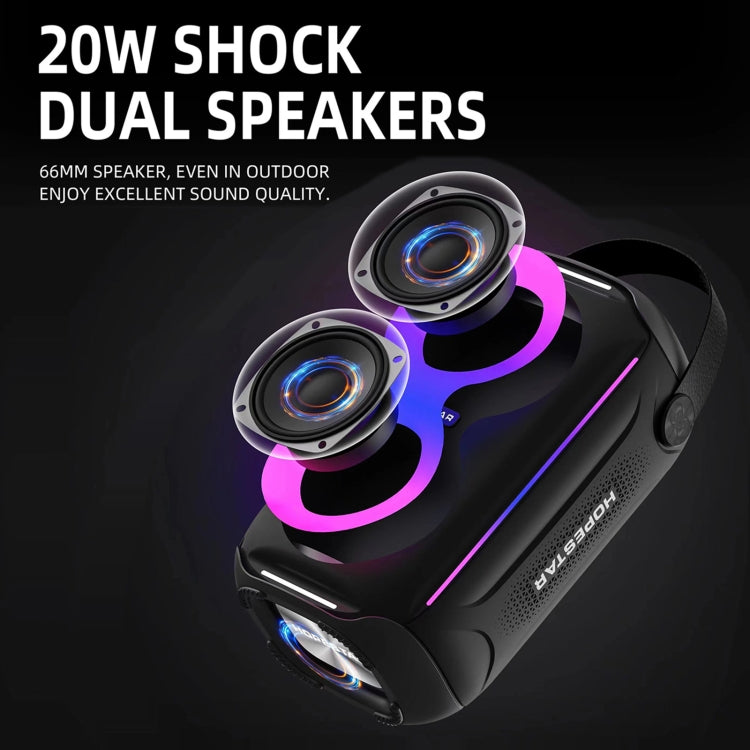 ลำโพงบลูทูธพกพา HOPESTAR Party200 mini Tone Pulse พร้อมไฟ RGB, Party200 mini