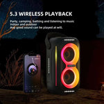 ลำโพงบลูทูธพกพา HOPESTAR Party200 mini Tone Pulse พร้อมไฟ RGB, Party200 mini