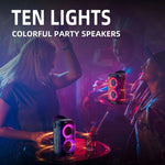 ลำโพงบลูทูธพกพา HOPESTAR Party200 mini Tone Pulse พร้อมไฟ RGB, Party200 mini