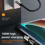 อะแดปเตอร์ Type-C ตัวผู้เป็นตัวเมีย 100W 20Gbps อัลลอยสังกะสี แบบงอด้านข้าง, แบบมุมตั้งฉาก, แบบงอกลาง, แบบตรง