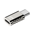 อะแดปเตอร์ Type-C ตัวผู้เป็นตัวเมีย 100W 20Gbps อัลลอยสังกะสี แบบงอด้านข้าง, แบบมุมตั้งฉาก, แบบงอกลาง, แบบตรง