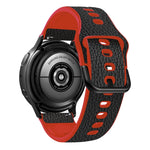 Universal TPU Litchi Texture Leather Watch Band, 20mm, 22mm