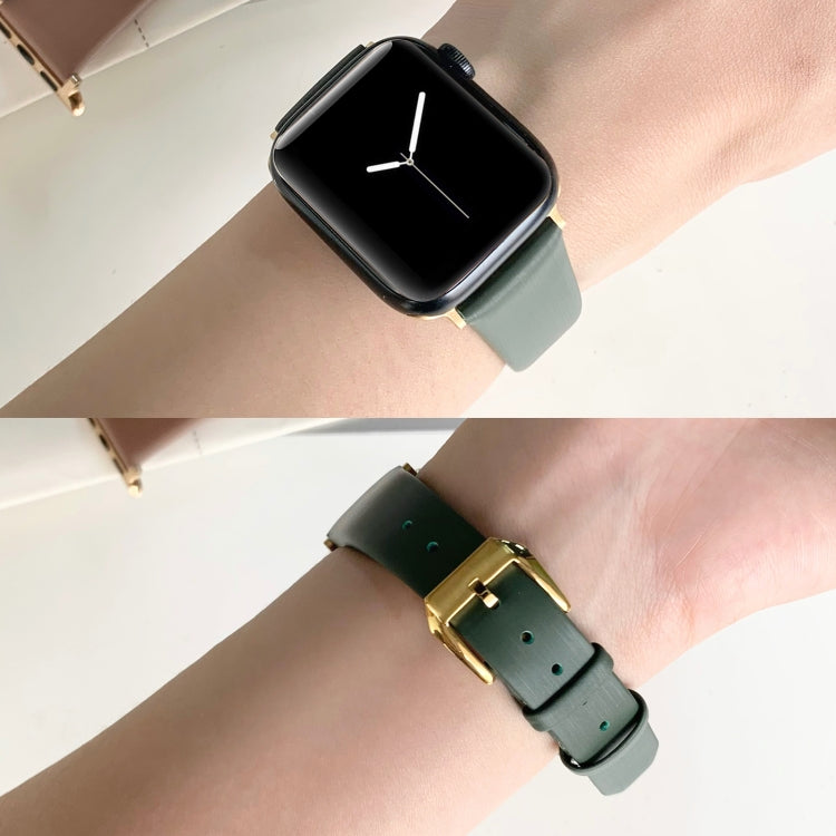 สายรัดนาฬิกาหนังไหม สำหรับ Apple Watch Series 8&7 41มม. / SE 2&6&SE&5&4 40มม. สำหรับ Apple Watch Ultra 49มม. / Series 8&7 45มม. / SE 2&6&SE&5&4 44มม.