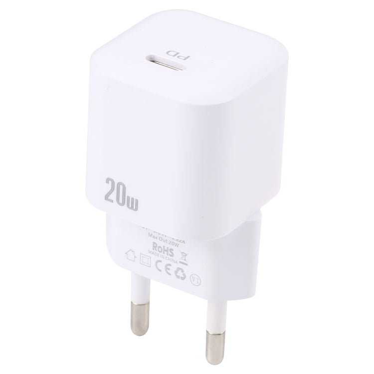 ที่ชาร์จเร็ว 20W PD USB-C/Type-C, สเปค: ปลั๊ก EU, ปลั๊ก EU