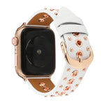 สายรัดนาฬิกาหนังแท้ Punk Rivet สำหรับ Apple Watch Series 7 41มม. / 6 & SE & 5 & 4 40มม. สำหรับ Apple Watch Ultra 49มม. / Series 8&7 45มม. / SE 2&6&SE&5&4 44มม.