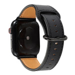 สายรัดนาฬิกาหนังแท้สีพื้น สำหรับ Apple Watch Series 7 ขนาด 41 มม. / 6 & SE & 5 & 4 ขนาด 40 มม. / 3 & 2 & 1 ขนาด 38 มม. สำหรับ Apple Watch Series 7 ขนาด 45 มม. / 6 & SE & 5 & 4 ขนาด 44 มม. / 3 & 2 & 1 ขนาด 42 มม.