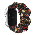 สายผ้าลายดอกไม้ลายสก็อต สำหรับ Apple Watch Ultra ขนาด 49 มม. / Series 8&7 ขนาด 45 มม. / SE 2&6&SE&5&4 ขนาด 44 มม. / 3&2&1 ขนาด 42 มม. สำหรับ Apple Watch Series 8&7 ขนาด 41 มม. / SE 2&6&SE&5&4 ขนาด 40 มม. / 3&2&1 ขนาด 38 มม.