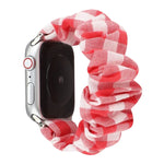 สายผ้าลายสก็อต + สแตนเลส สายรัดข้อมือ สำหรับ Apple Watch Series 7 ขนาด 41 มม. / 6 & SE & 5 & 4 ขนาด 40 มม. / 3 & 2 & 1 ขนาด 38 มม. สำหรับ Apple Watch Series 7 ขนาด 45 มม. / 6 & SE & 5 & 4 ขนาด 44 มม. / 3 & 2 & 1 ขนาด 42 มม.