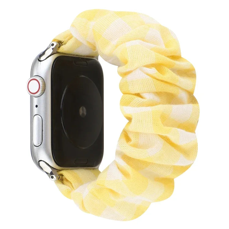 สายผ้าลายสก็อต + สแตนเลส สายรัดข้อมือ สำหรับ Apple Watch Series 7 ขนาด 41 มม. / 6 & SE & 5 & 4 ขนาด 40 มม. / 3 & 2 & 1 ขนาด 38 มม. สำหรับ Apple Watch Series 7 ขนาด 45 มม. / 6 & SE & 5 & 4 ขนาด 44 มม. / 3 & 2 & 1 ขนาด 42 มม.