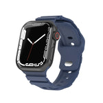 สายรัดนาฬิกาซิลิโคนสำหรับกีฬา สำหรับ Apple Watch Series 8&7 41มม. สำหรับ Apple Watch Series 8&7 45มม.
