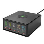 ที่ชาร์จหลายพอร์ต 6 in 1 160W 3 PD Type-C + 2 QC3.0 USB รุ่น 868H