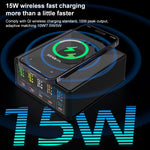 ที่ชาร์จหลายพอร์ต 6 in 1 160W 3 PD Type-C + 2 QC3.0 USB รุ่น 868H