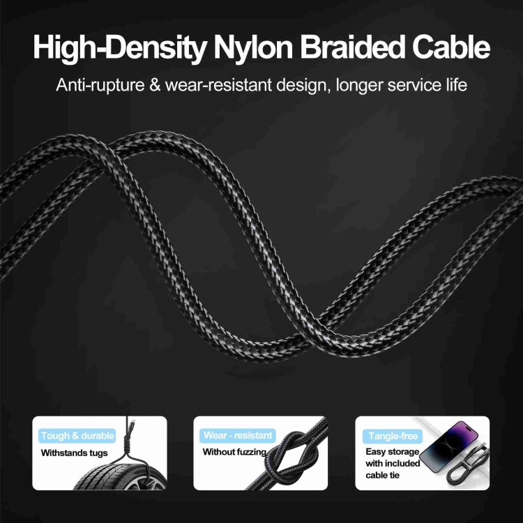 สายชาร์จเร็ว USB-A เป็น 8 Pin 2.4A รุ่น JOYROOM S-UL012A10 Extraordinary Series, 20W 8 Pin, ความยาว 1.2m