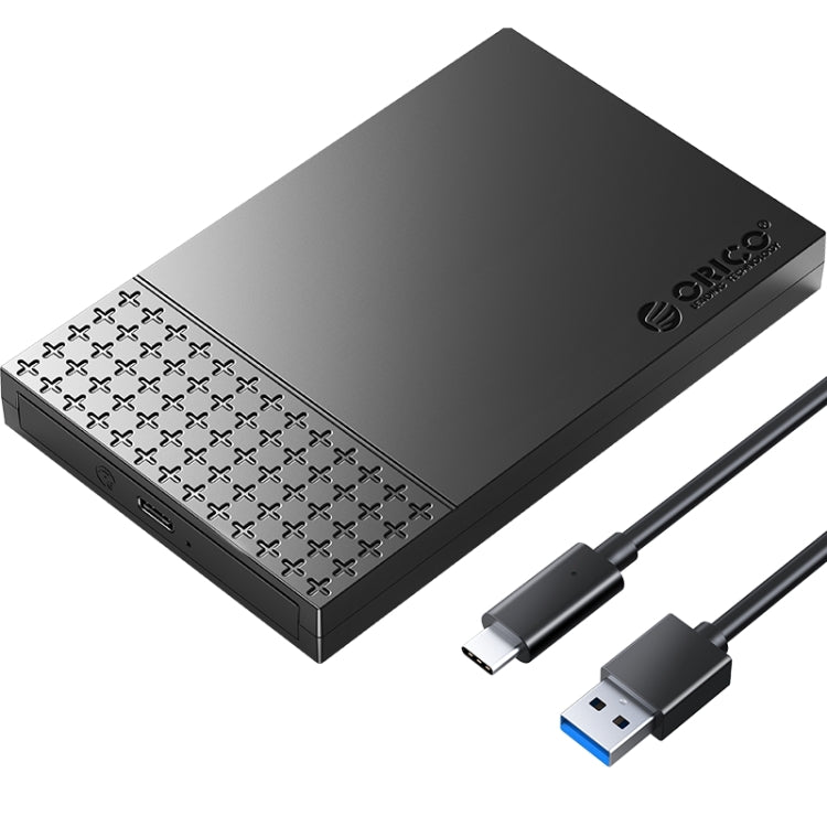 ORICO ORICO-2526C3-V1 เคสฮาร์ดไดรฟ์ขนาด 2.5 นิ้ว USB 3.0 USB-A เป็น Type-C สำหรับเก็บข้อมูลภายนอก, Type-C