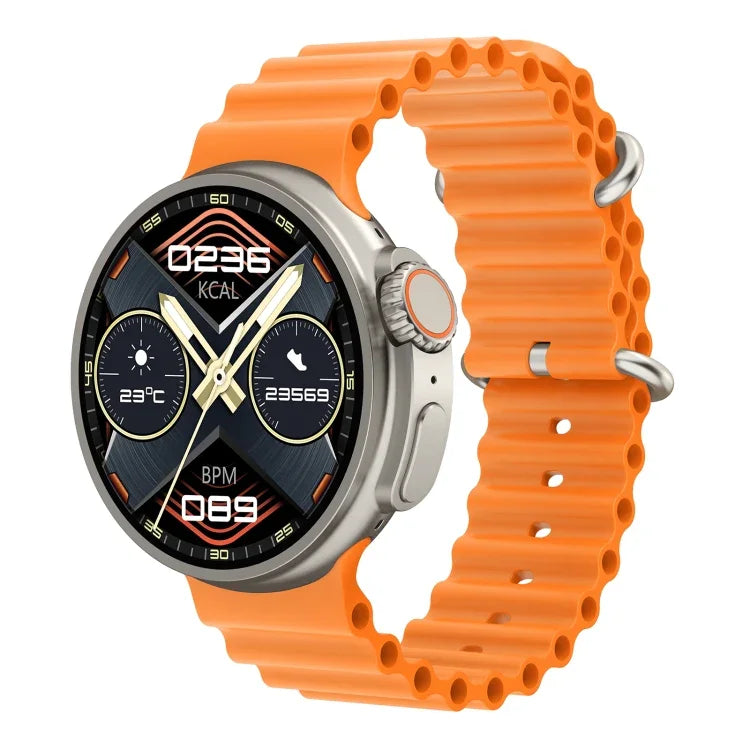 K9 Ultra Pro สายซิลิโคน 1.39 นิ้ว สมาร์ทวอทช์กันน้ำ IP67 รองรับการโทร Bluetooth / NFC
