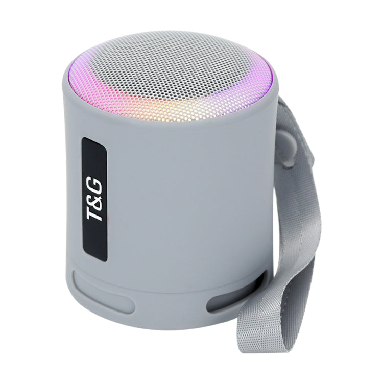 ลำโพงบลูทูธไร้สาย T&G TG373 พร้อมไฟ LED RGB หลายสีและซับวูฟเฟอร์ พกพาได้สำหรับใช้งานกลางแจ้ง