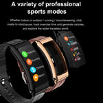 K13 สายเหล็ก 1.14 นิ้ว สมาร์ทวอทช์ถอดหูฟังได้ รองรับการโทร Bluetooth, สายเหล็ก (สีดำ), สายเหล็ก (สีทอง)