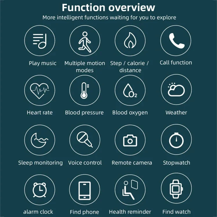 K50+ สายหนัง 0.96 นิ้ว สมาร์ทวอทช์ถอดหูฟังได้ กันน้ำ รองรับการโทร Bluetooth, สายหนัง (สีดำ)