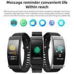 K50+ สายหนัง 0.96 นิ้ว สมาร์ทวอทช์ถอดหูฟังได้ กันน้ำ รองรับการโทร Bluetooth, สายหนัง (สีดำ)