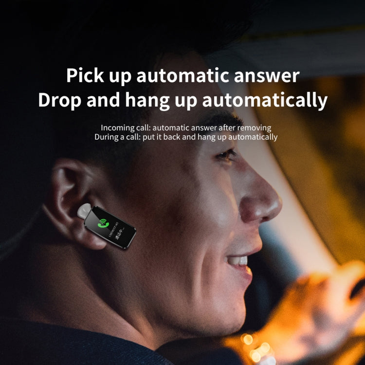 K60 สายหนัง 1.08 นิ้ว สมาร์ทวอทช์ถอดหูฟังได้ กันน้ำ รองรับการโทร Bluetooth, สายหนัง (ดำเงิน), สายหนัง (น้ำตาล), สายหนัง (สีดำ), สายหนัง (น้ำตาลเงิน)