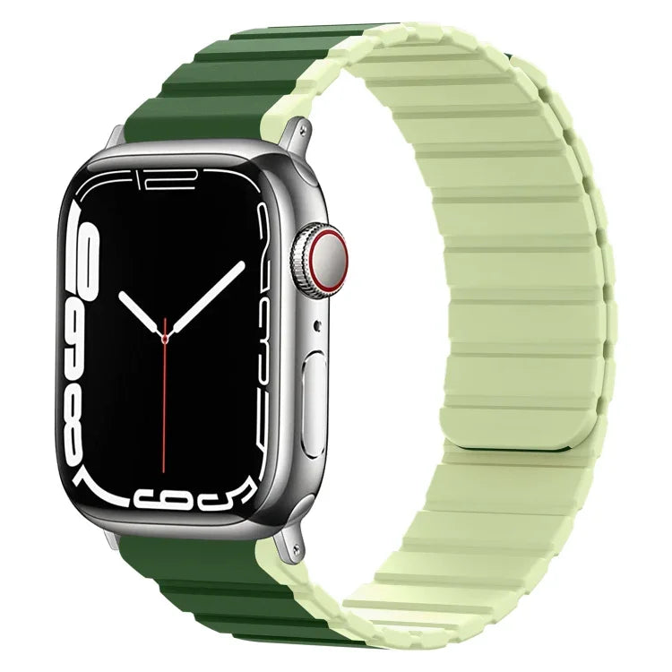 สายรัดนาฬิกาซิลิโคนแม่เหล็กอัจฉริยะ สำหรับ Apple Watch Series 8&7 41มม. สำหรับ Apple Watch Series 8&7 45มม.