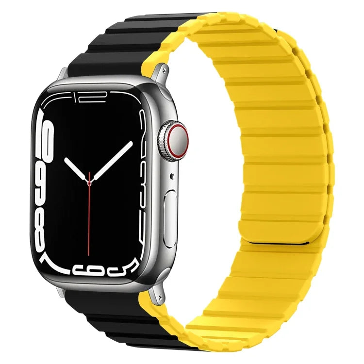 สายรัดนาฬิกาซิลิโคนแม่เหล็กอัจฉริยะ สำหรับ Apple Watch Series 8&7 41มม. สำหรับ Apple Watch Series 8&7 45มม.