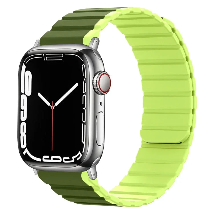 สายรัดนาฬิกาซิลิโคนแม่เหล็กอัจฉริยะ สำหรับ Apple Watch Series 8&7 41มม. สำหรับ Apple Watch Series 8&7 45มม.