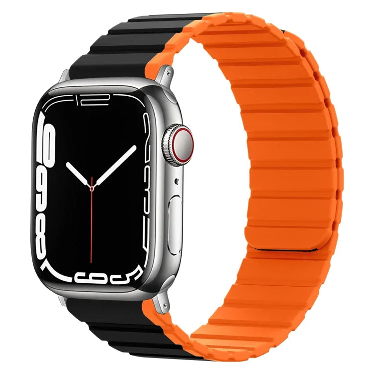 สายรัดนาฬิกาซิลิโคนแม่เหล็กอัจฉริยะ สำหรับ Apple Watch Series 8&7 41มม. สำหรับ Apple Watch Series 8&7 45มม.