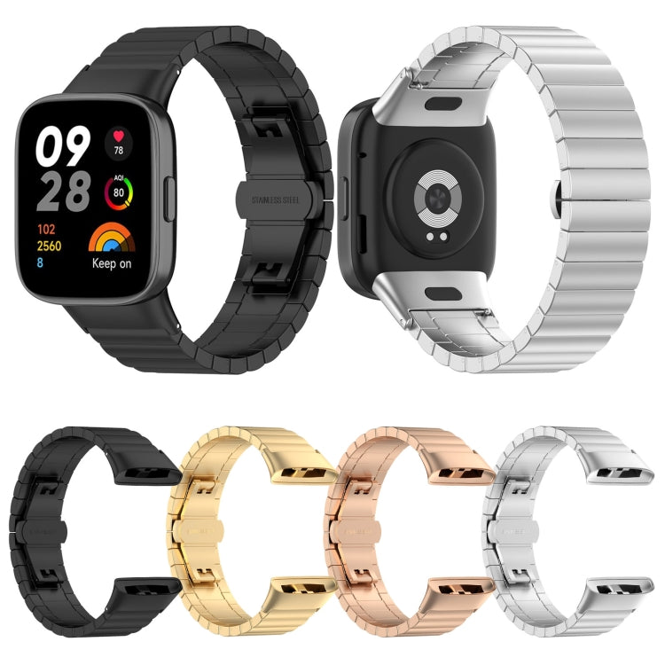 One-bead Steel Metal Watch Band, For Xiaomi Redmi Watch 3 / Mi Watch Lite 3