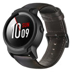 สายรัดนาฬิกาหนังแท้เคลือบแว็กซ์น้ำมัน สำหรับ Amazfit GTR 47 มม. / Pace / Stratos, Amazfit 2 Stratos, Ticwatch Pro / E2 / S2, Pebble Gen 1, Pebble Time
