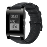 สายรัดนาฬิกาหนังแท้เคลือบแว็กซ์น้ำมัน สำหรับ Amazfit GTR 47 มม. / Pace / Stratos, Amazfit 2 Stratos, Ticwatch Pro / E2 / S2, Pebble Gen 1, Pebble Time