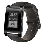 สายรัดนาฬิกาหนังแท้เคลือบแว็กซ์น้ำมัน สำหรับ Amazfit GTR 47 มม. / Pace / Stratos, Amazfit 2 Stratos, Ticwatch Pro / E2 / S2, Pebble Gen 1, Pebble Time