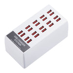 สถานีชาร์จ USB ตั้งโต๊ะ 20 พอร์ต HUB