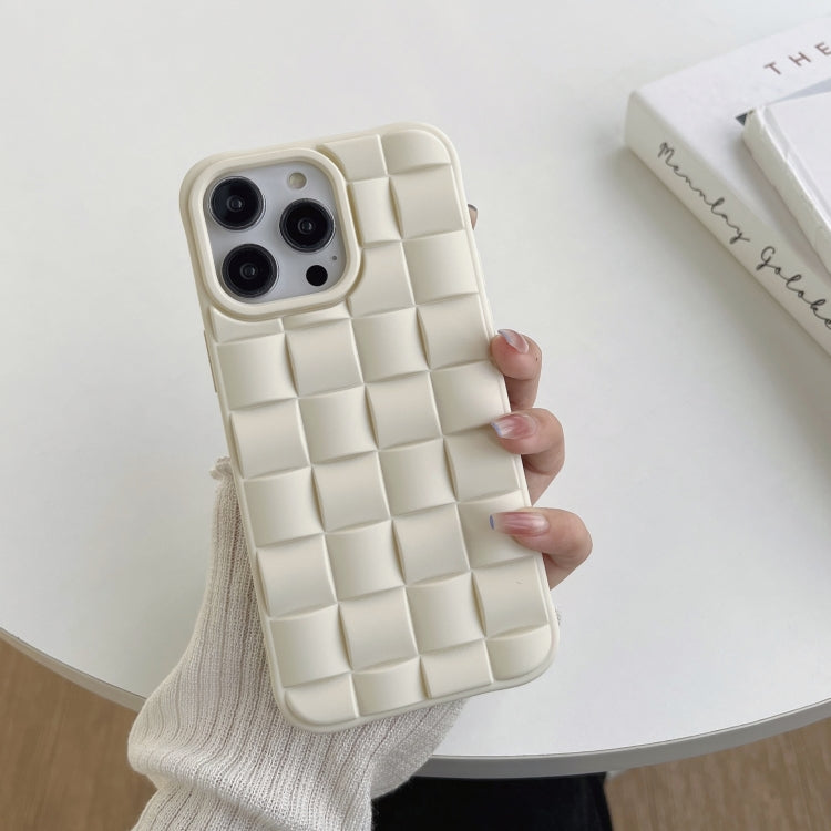 3D Cube Weave Texture Skin Feel Phone Case, For iPhone 14 Pro Max, For iPhone 14 Pro, For iPhone 14