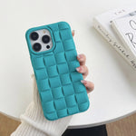 3D Cube Weave Texture Skin Feel Phone Case, For iPhone 14 Pro Max, For iPhone 14 Pro, For iPhone 14
