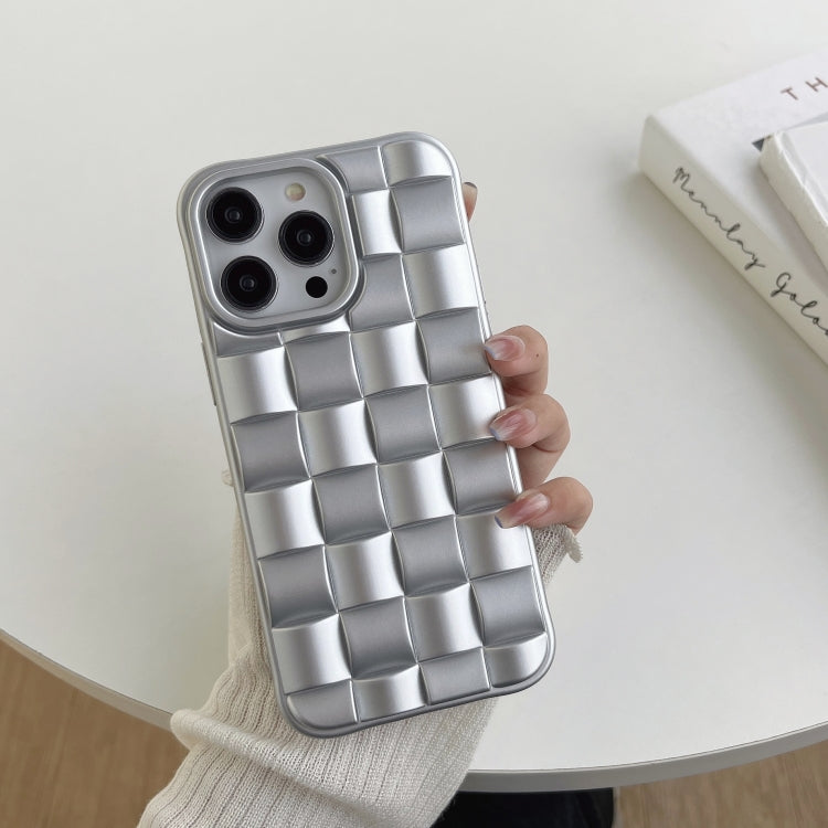 3D Cube Weave Texture Skin Feel Phone Case, For iPhone 14 Pro Max, For iPhone 14 Pro, For iPhone 14